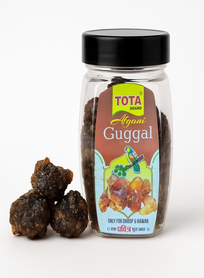 TOTA Premium Afghani Guggal | 100% Natural Resin Gugal/Guggul for Puja Havan Dhoop Dhuni Meditation Air Purification & Ayurvedic Healing | No Artificial Frangrance | 50g - Image 1